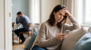 Mulher desabafa com família após brigar com o marido