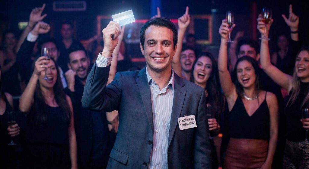 Rei do Camarate bancando a festa e todo mundo feliz